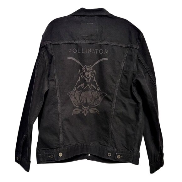 Levi’s x Blondie Pollinator Black Denim Trucker Jacket - Picture 8 of 13